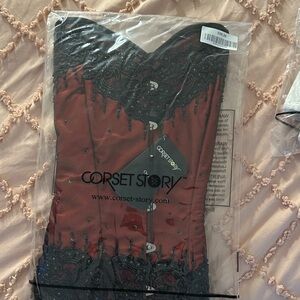Corset Story Red and Black Corset